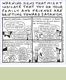 satanism cartoon